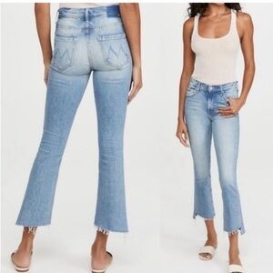 Mother SUPERIOR Jeans The Insider Crop Step Fray in I Confess
